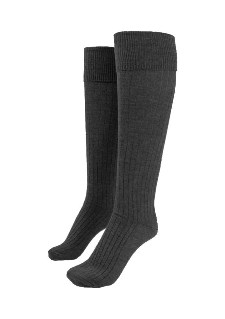 Bunnell Knee Length Wool Sock Charcoal