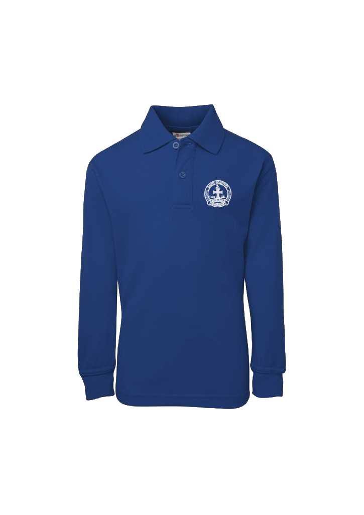 St Josephs Whakatane L/S Polo Royal