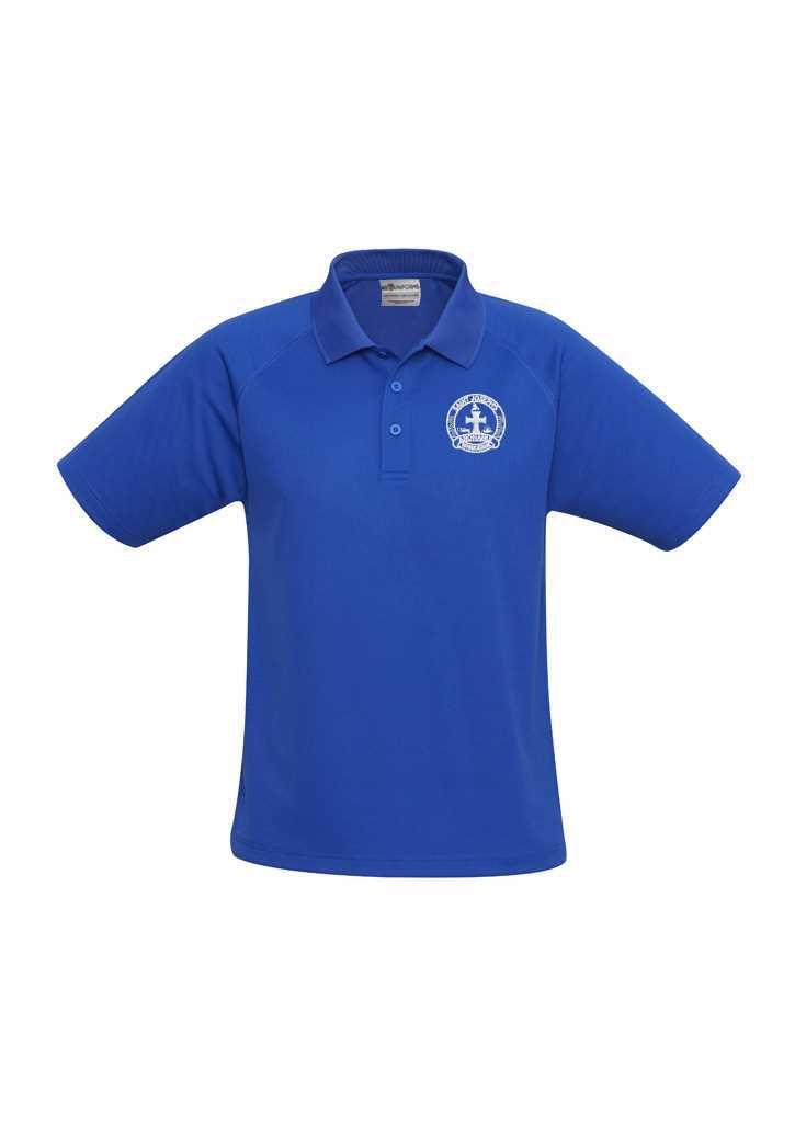 St Josephs Whakatane Boys S/S Polo Shirt Royal